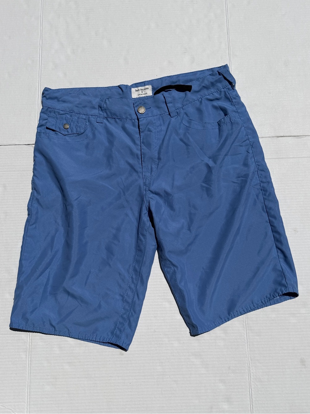 True Religion Men’s Navy Blue Hybrid Shorts